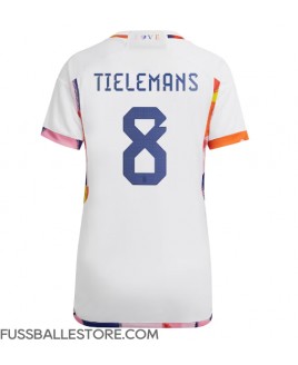 Günstige Belgien Youri Tielemans #8 Auswärtstrikot Damen WM 2022 Kurzarm